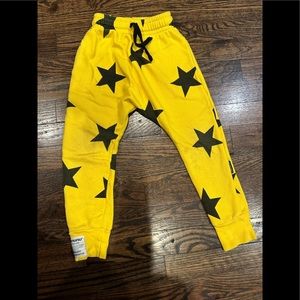 Nununu size 4-5 jogger with stars